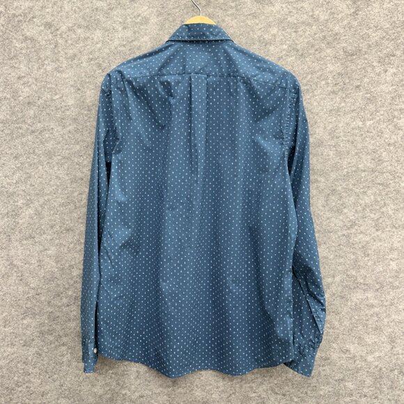 J. Crew Men's Button Down Shirt Size Large, Classic Stretch Cotton Blend, Blue - Picture 3 of 12